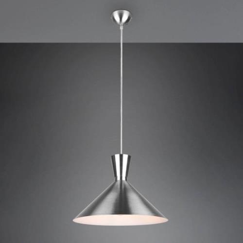 Hanglamp Enzo, 1-lamp, Ø 35 cm, nikkel