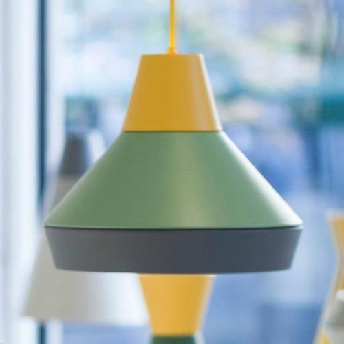 GRUPA Ili Ili Cats Hat hanglamp geel/groen/grijs