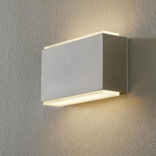 BEGA 23015 LED wandlamp 3.000 K 18cm staal 1260lm