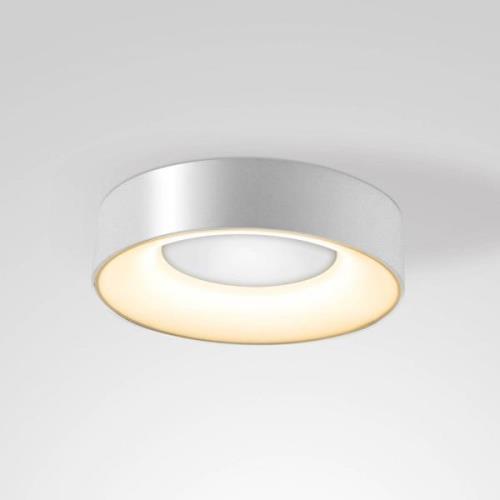 Sauro LED plafondlamp, Ø 30 cm, zilver