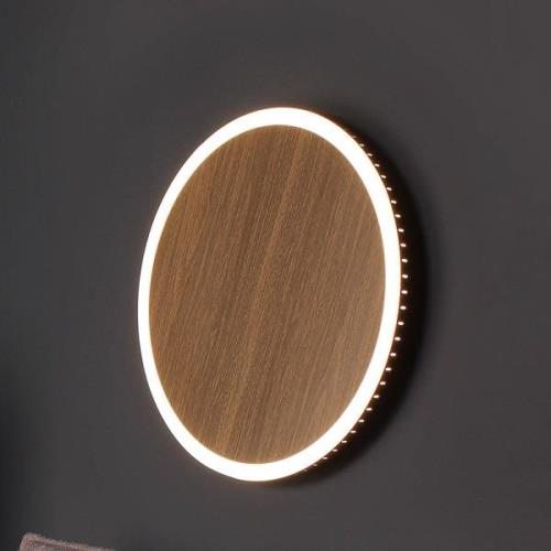 LED wandlamp Morton Dime houtlook 50 cm