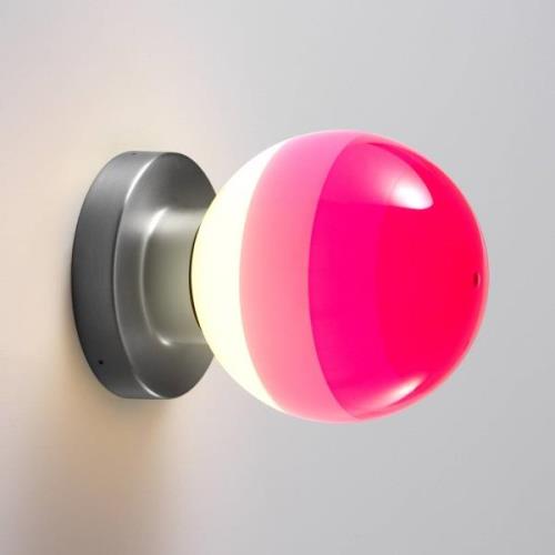 MARSET Dipping Light A2 LED wandlamp roze/grafiet