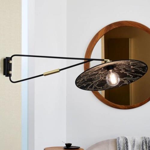 MARKET SET Gatsby wandlamp arm zwenkbaar zwart