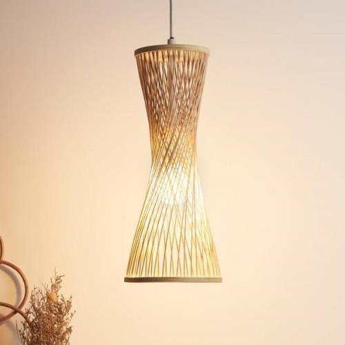 Pauleen Woody Glow hanglamp met rotan kap