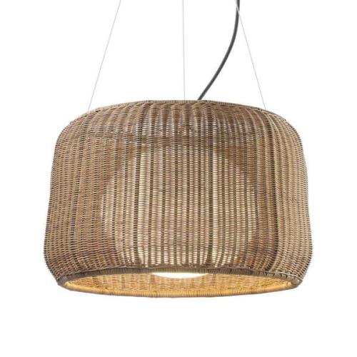 Bover Fora S - buiten hanglamp, grafiet-bruin