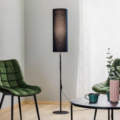 Vloerlamp Rondo, zwart