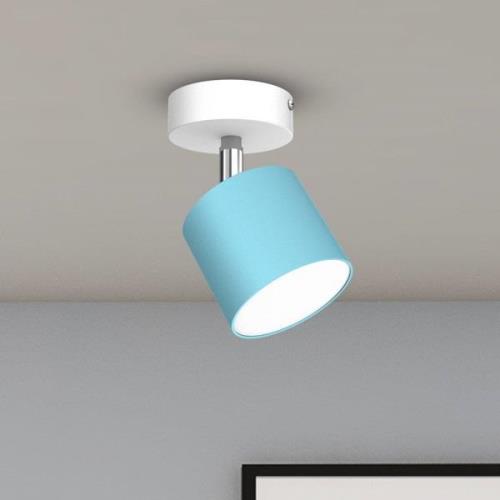 Plafondspot Cloudy 1-lamp blauw