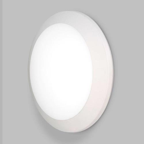 LED buiten wandlamp Umberta Ø 35cm wit 11W CCT