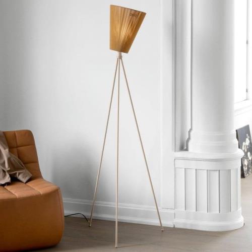 Northern Oslo Wood vloerlamp caramel/beige