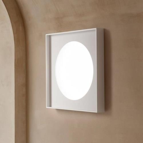 Luceplan Cassette LED wandlamp Phase Cut 40x40cm