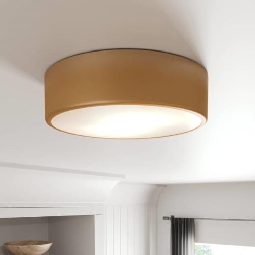 Plafondlamp Cleo, Ø 30 cm, goud