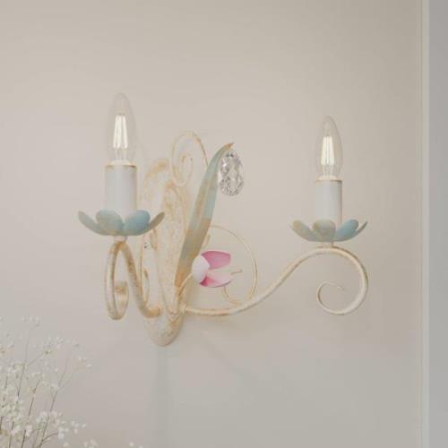 Luce wandlamp als luster, 2-lamps versie