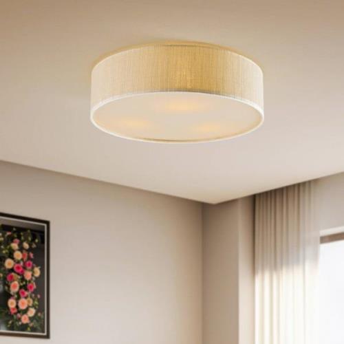 Plafondlamp Turda, Ø 50 cm, wit