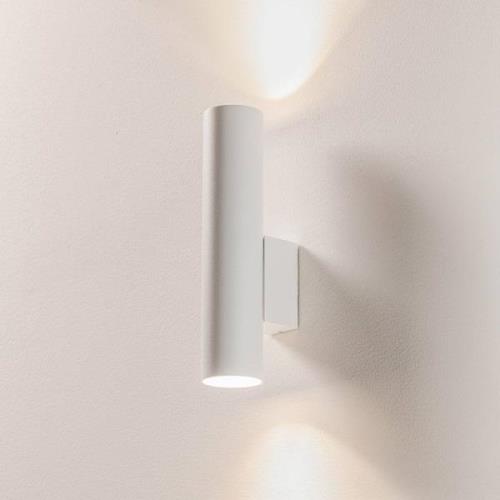 Wandlamp Tube van aluminium up and down wit