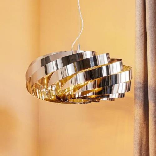 Vento hanglamp, chroom-nikkelkleurig, Ø 60 cm, metaal