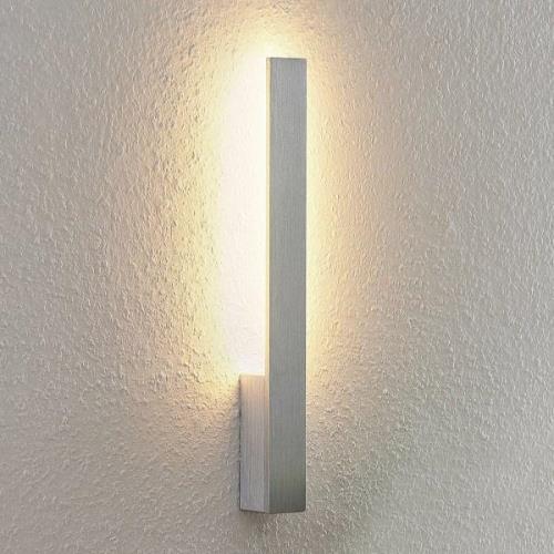 Arcchio Ivano LED wandlamp, 42,5 cm, geborsteld aluminium