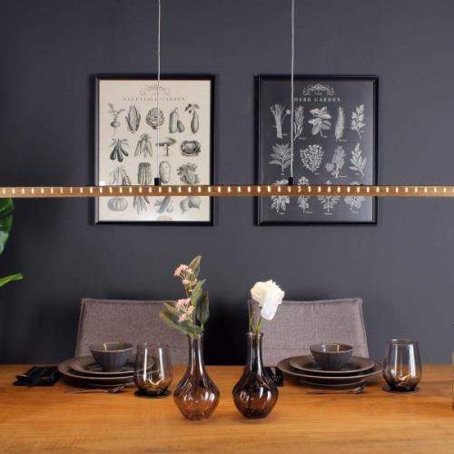 Hanglamp Solaris dimbaar hout 120 cm