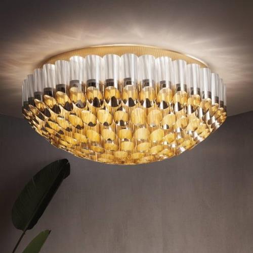 Slamp Odeon Ceiling plafondlamp, goud, Ø 102 cm