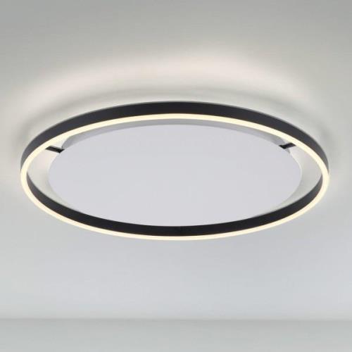 LED plafondlamp Ritus, Ø 58,5cm, antraciet