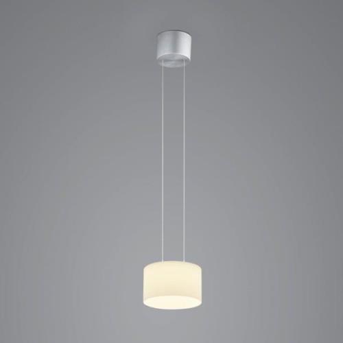 BANKAMP Grand Opal hanger, 1-lamp, Ø 20 cm, aluminium