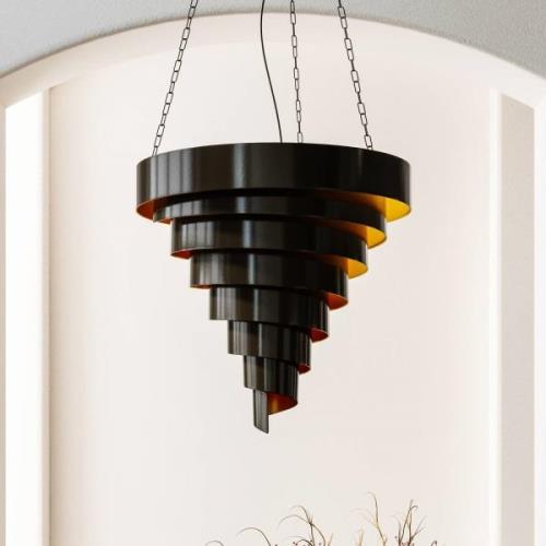 KARE Spiral Catch hanglamp in zwart