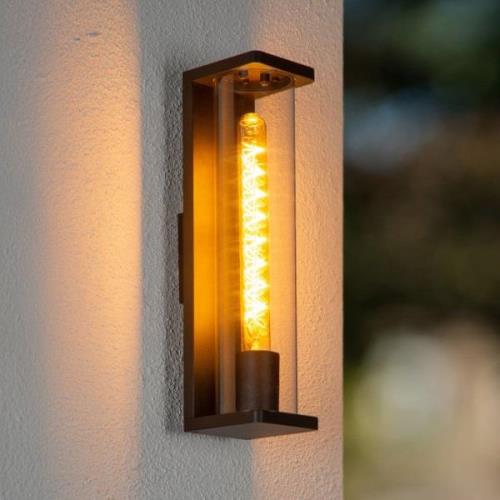 Buitenwandlamp Sligo, IP65, zwart, hoogte 39,2cm