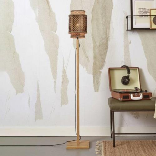 GOOD & MOJO Bhutan vloerlamp hoogte 135 cm naturel