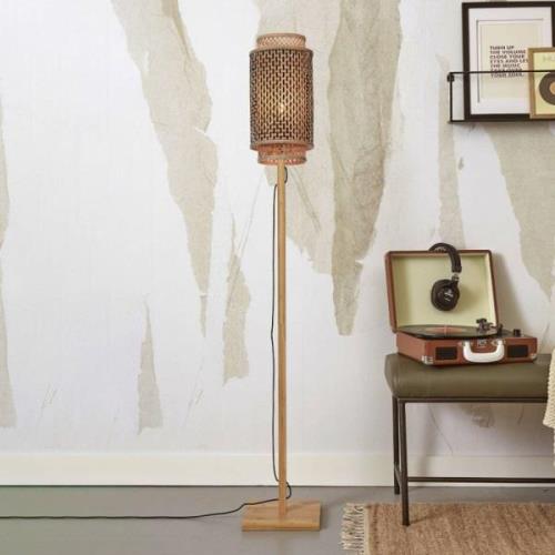 GOOD & MOJO Bhutan vloerlamp, 145 cm, naturel