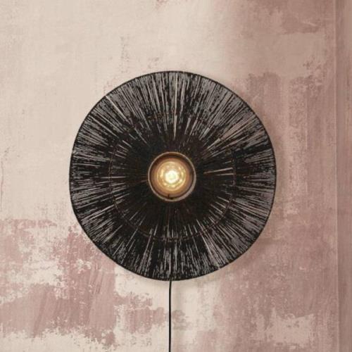 Good &amp; Mojo Iguazu wandlamp Ø55cm zwart