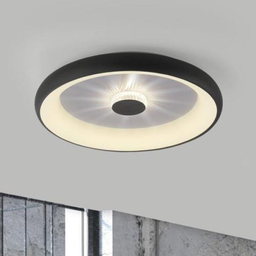 Vertigo LED plafondlamp, CCT, Ø 61,5 cm, zwart