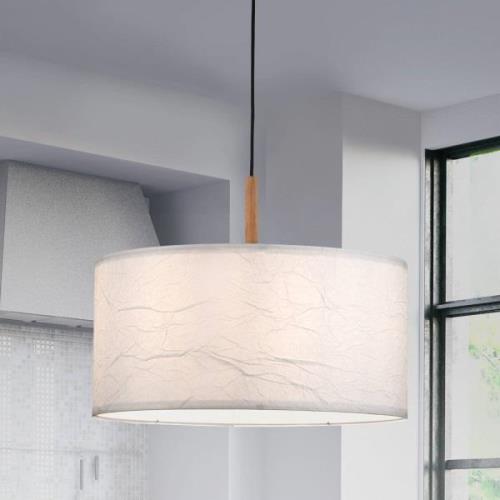 Green Sofie hanglamp, papieren kap, 1-lamp