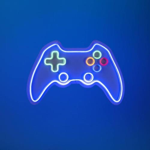 LED wandlamp Neon Gamer, USB