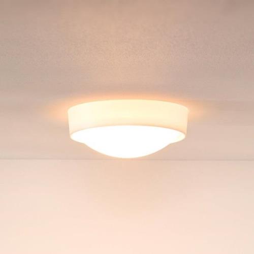 Plafondlamp Lex, rond, Ø 25 cm, wit