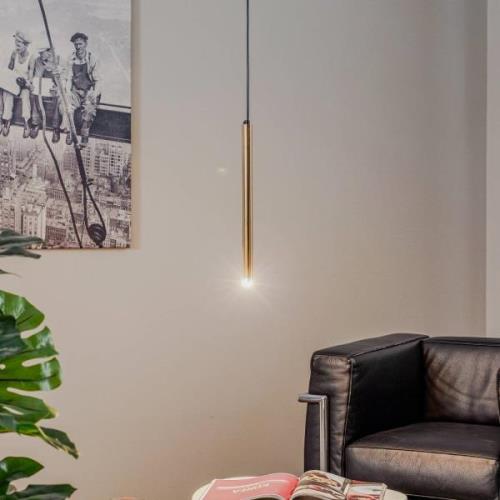 Hanglamp Monza, zwart/goud, 1-lamp