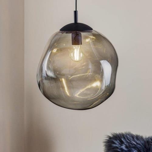 Hanglamp Sol, Ø 35cm, zwart/rookgrijs