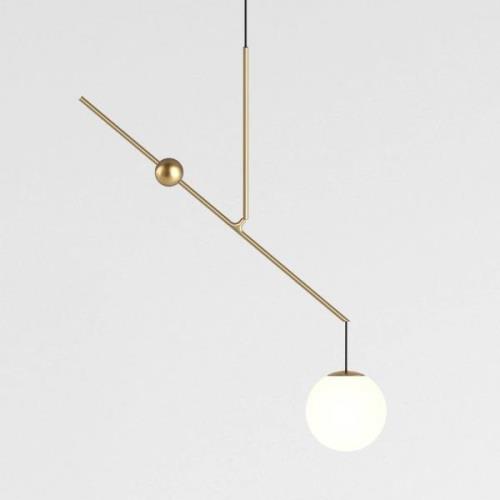 Luceplan Malamata hanglamp messing, 106 cm