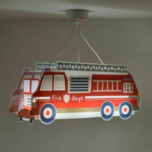 Dalber Fire Truck hanglamp, brandweerauto, rood