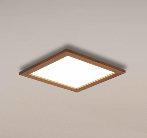 Quitani Aurinor LED paneel, walnoot, 45 cm