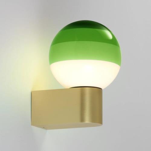 MARSET Dipping Light A1 LED wandlamp, groen/goud