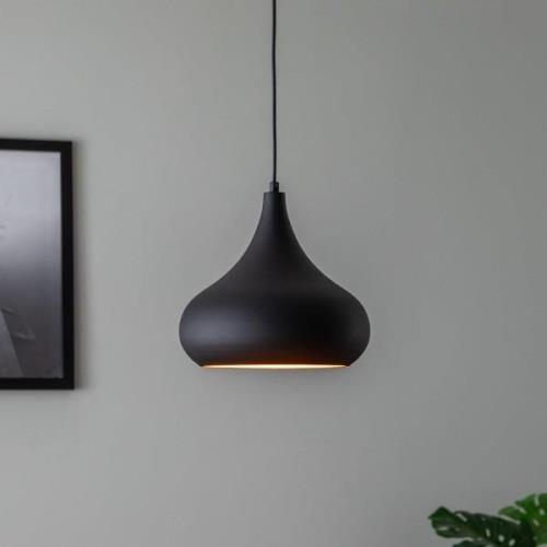 Hanglamp Saglam 3774 1-lamp Ø30cm zwart/goud