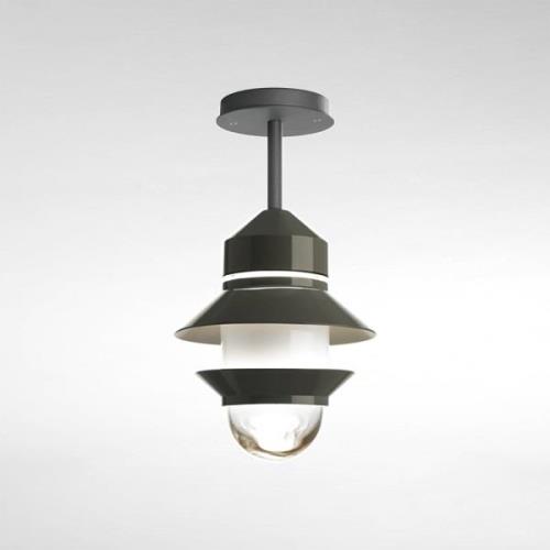 MARSET Santorini buiten plafondlamp, IP65, grijs