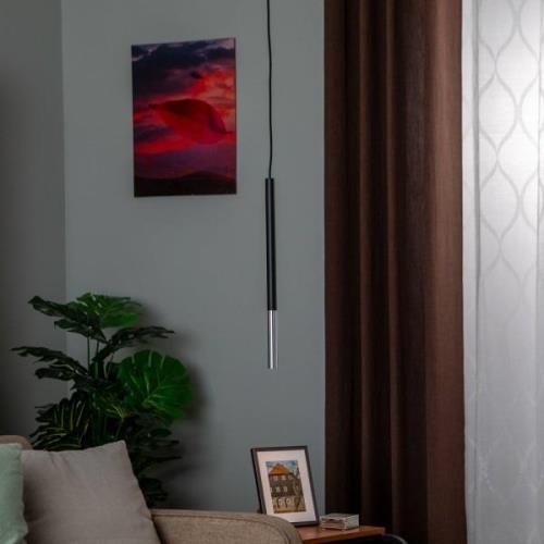 Euluna Thalassa hanglamp 1-lamp G9 zwart/chroom