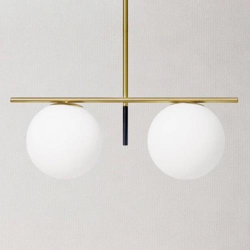 Hanglamp Jugen, goud, 2-lamps