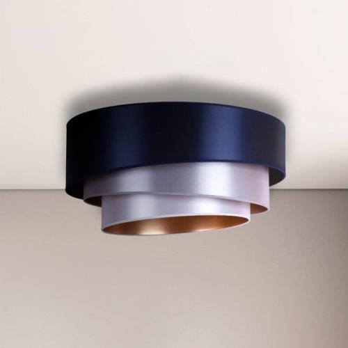 Plafondlamp Trio Ø 60 cm, navy/zilver/wit/goud