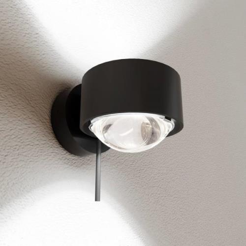 Puk! 80 Wall LED spot lenzen helder mat zwart