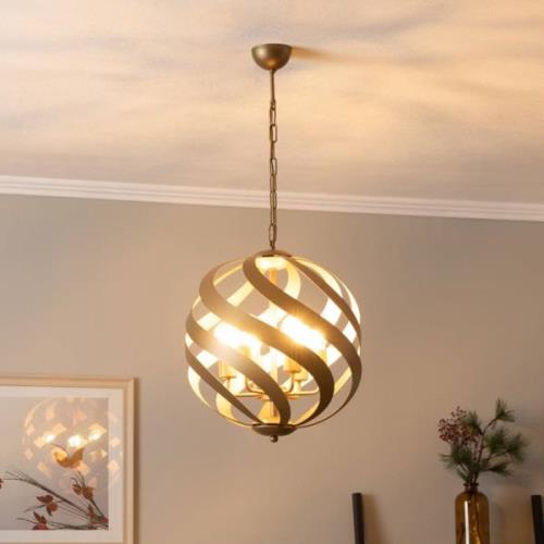 Hanglamp AV-1798-6E antiekgoud, 6-lamps