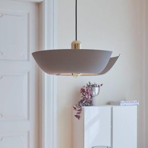 AYTM Cycnus hanglamp, taupe, Ø 30 cm, aluminium, E27