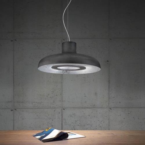 ICONE Duetto LED hanglamp 927 Ø55cm ijzer/zilver