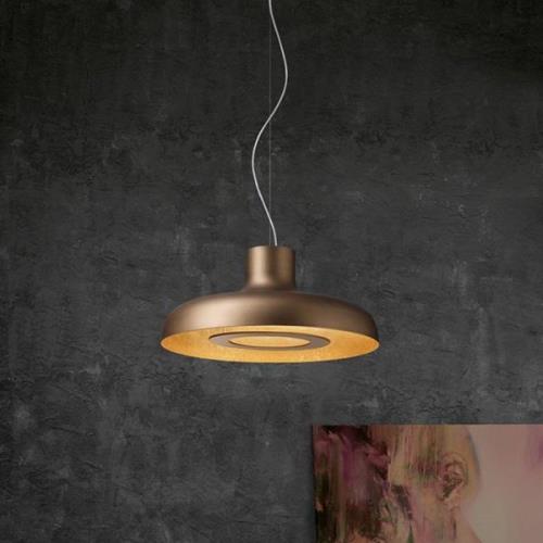 ICONE Duetto LED hanglamp 927 Ø55cm bronz/goud