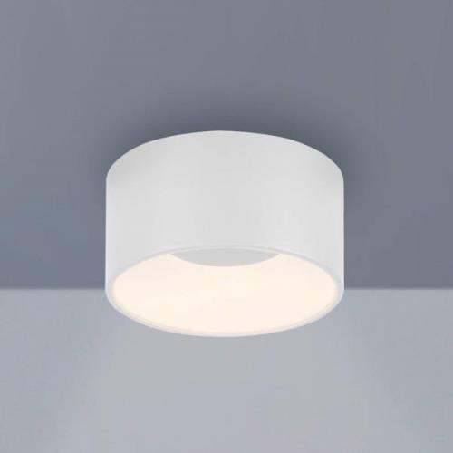 JUST LIGHT. Tanika plafondlamp, wit, Ø 16 cm, dimbaar